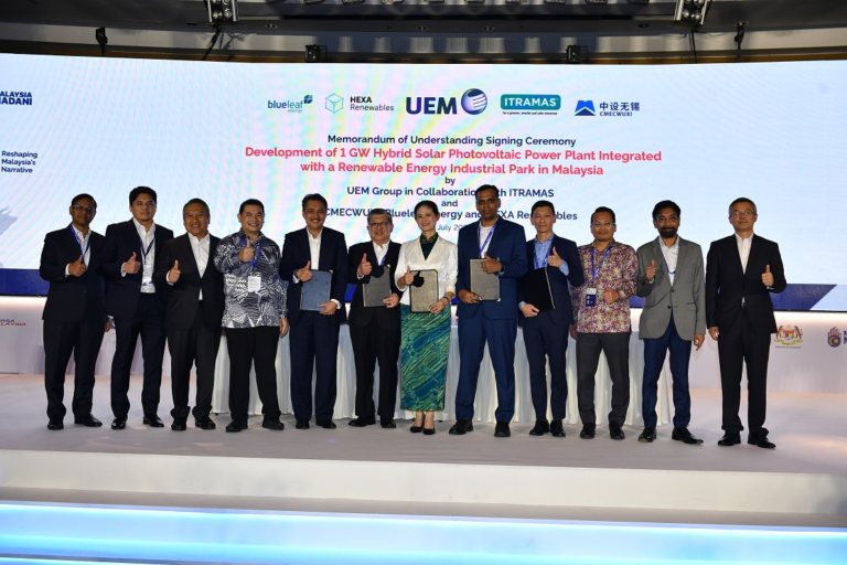 Blueleaf Energy, Uem & Itramas to develop 1 GW Hybrid Solar PV plant in Malaysia