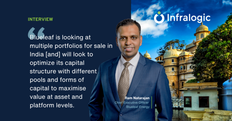 Blueleaf Energy's CEO, Raghuram Natarajan sits down with Infralogic on scaling renewables installed capacity across Asia